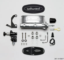 Cargar imagen en el visor de la galería, Wilwood HV Tandem M/C Kit w L/H Bracket &amp; Prop Valve - 15/16in Bore Ball Burn.-W/Push