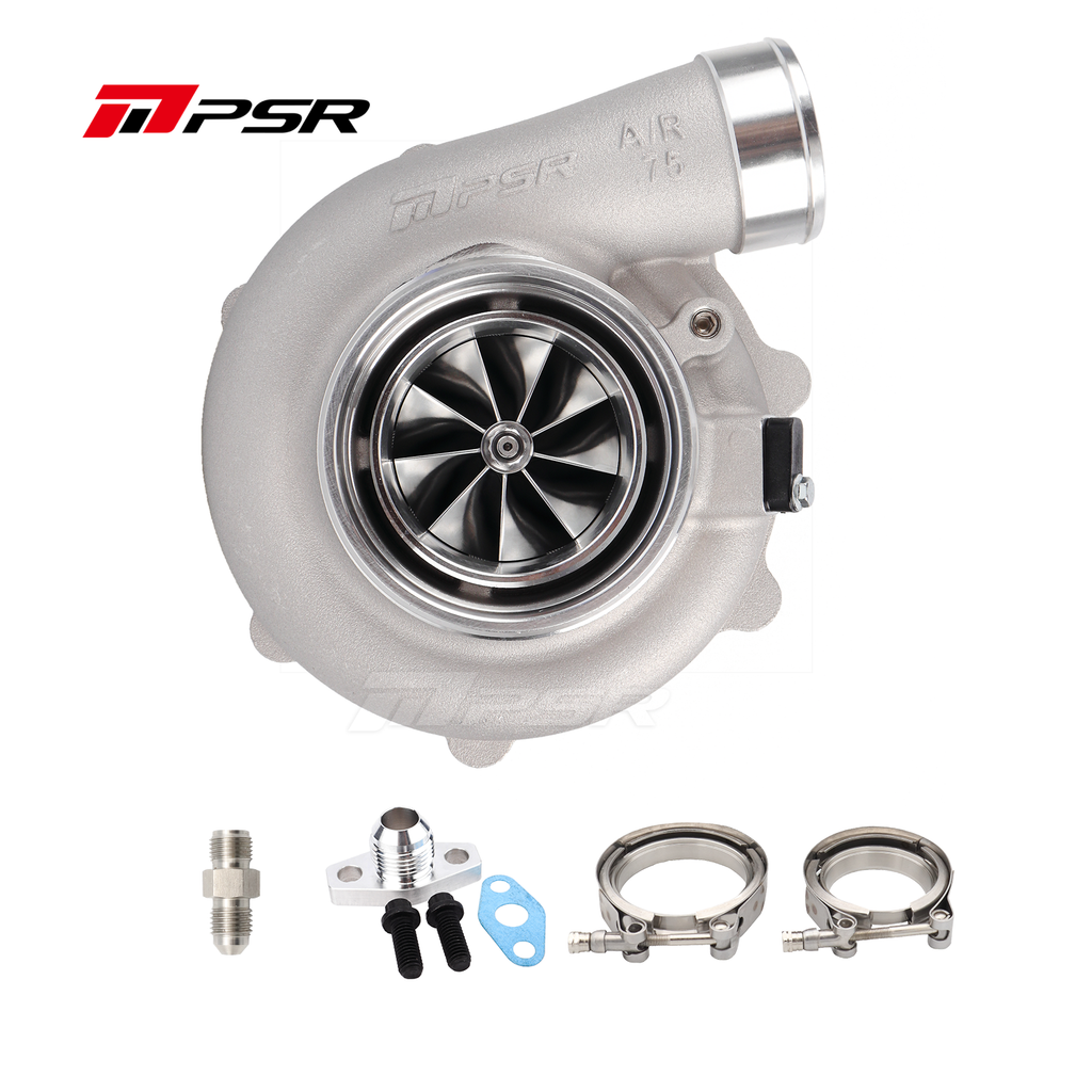 Pulsar Turbo PSR 6862G 35-1050 Ball Bearing Turbo Billet Wheel Dual Vband 0.83A/R HP Rating 1050