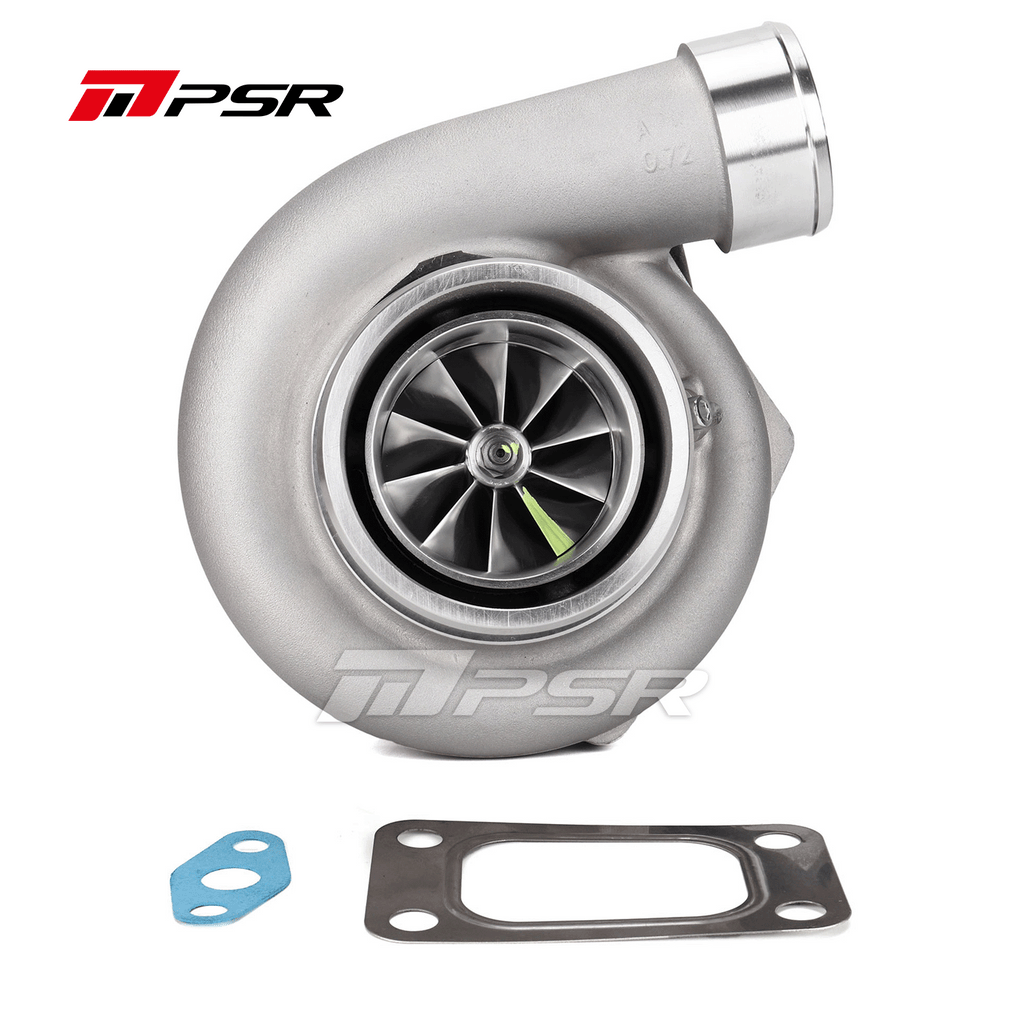 Dual Inlet Turbo Compressor Pulsar Turbo PSR3582 PTX GEN2 Dual Ball Bearing Turbo T3 Open Inlet, V ...