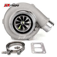 Load image into Gallery viewer, Pulsar PSR3076 GEN2 Dual Ball Bearing Billet Wheel Turbo T4 Divided 0.85 A/R - 400-750 HP