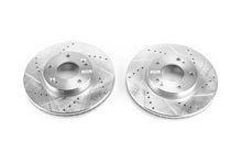 Cargar imagen en el visor de la galería, Power Stop 07-10 Kia Rondo Front Evolution Drilled &amp; Slotted Rotors - Pair