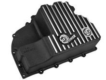 Cargar imagen en el visor de la galería, AFE Engine Oil Pan Black Machined; 14-16 Dodge RAM 1500 EcoDiesel 3.0L V6 (td)