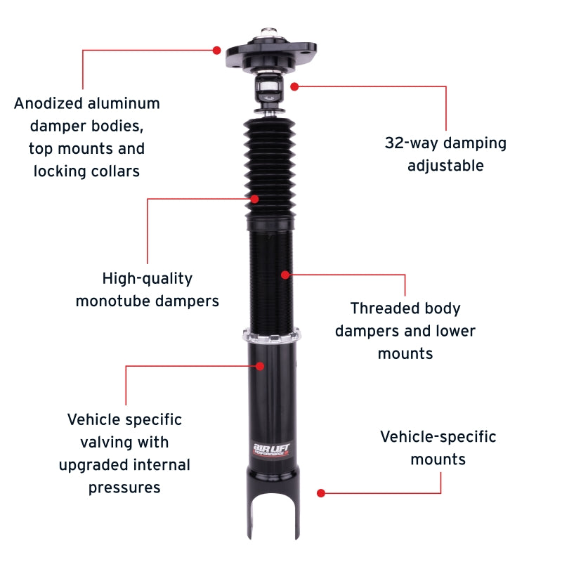 Air Lift Performance 03-06 Infiniti G35 Sedan / 03-08 Nissan 350Z Air Suspension Rear Kit