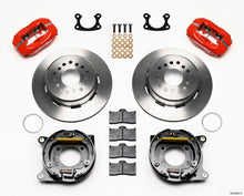 Cargar imagen en el visor de la galería, Wilwood Forged Dynalite P/S Park Brake Kit Red Small Ford 2.50in Offset