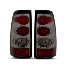 Cargar imagen en el visor de la galería, Raxiom 03-06 Chevrolet Silverado 1500 Fleetside Axial Series Tail Lights- Black- Smoked Lens