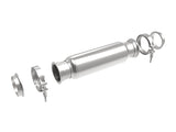 aFe MACH Force-Xp Resonator 3 IN Inlet/Outlet x 4 IN Dia. x 12 IN Body x 16 IN Overall Length