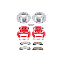 Cargar imagen en el visor de la galería, Power Stop 99-04 Ford F-350 Super Duty Front Z36 Truck &amp; Tow Kit w/Cals