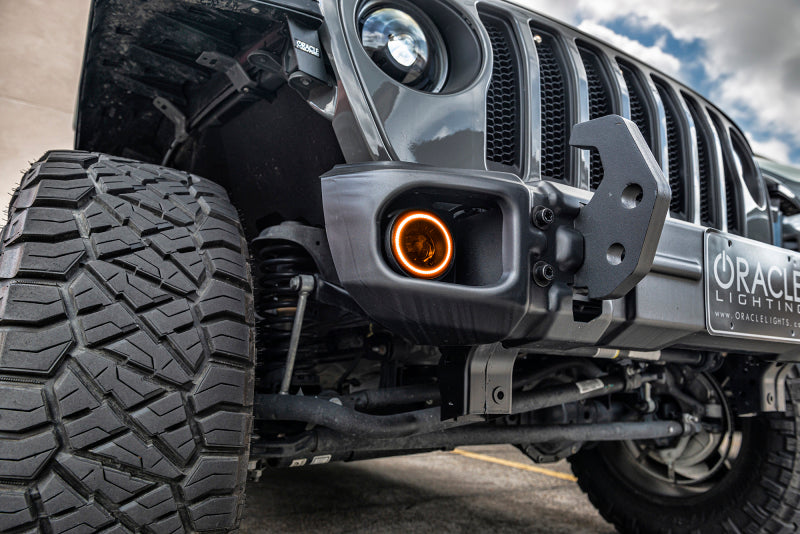 Oracle Jeep Wrangler JL/Gladiator JT Sport High Performance W LED Fog Lights - Amber SEE WARRANTY