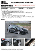 Cargar imagen en el visor de la galería, HKS GR COROLLA GZEA14H Fender Molding