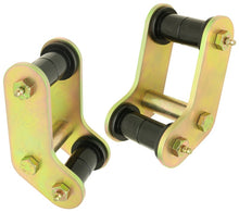 Cargar imagen en el visor de la galería, RockJock Boomerang YJ Leaf Spring Shackles Rear w/ Urethane Bushings For Pro Comp Springs