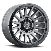 Cargar imagen en el visor de la galería, ICON Recon Pro 17x8.5 5 x 150 25mm Offset 5.75in BS Charcoal Wheel