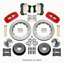 Load image into Gallery viewer, Wilwood AERO6 Front Hub Kit 15.00 Red 67-69 Camaro 64-72 Nova Chevelle