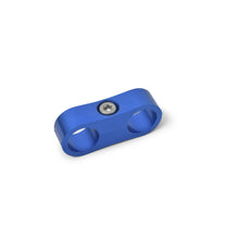 Load image into Gallery viewer, Russell Hose Separator For -6 Braided Hose Blue Anodize (2 Pack)