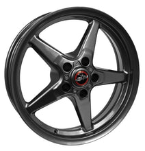 Cargar imagen en el visor de la galería, Race Star 92 Drag Star Bracket Racer 17x9.5 5x4.75 B.C./ 6.875 B.S. Metallic Gray Wheel