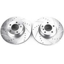 Cargar imagen en el visor de la galería, Power Stop 14-15 BMW 228i Front Evolution Drilled &amp; Slotted Rotors - Pair