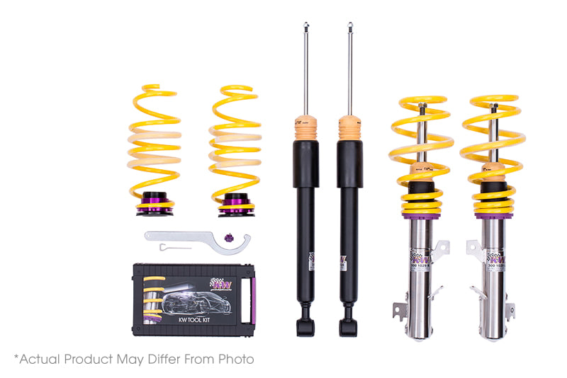 KW Coilover Kit V1 VW Passat (B5; B5.5; 3B; 3BG) Sedan + Wagon; 2WD; all engines