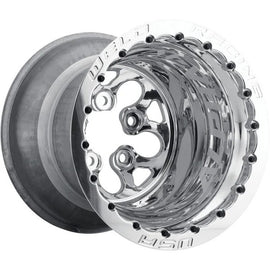 Weld Alpha-1 15x12 / 5x4.75 BP / 5in. BS Polished Wheel - Polished DBL MT