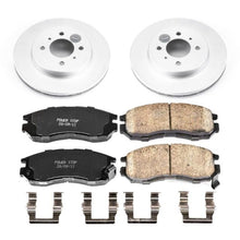 Cargar imagen en el visor de la galería, Power Stop 98-02 Mitsubishi Mirage Front Z17 Evolution Geomet Coated Brake Kit