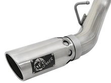 Cargar imagen en el visor de la galería, aFe ATLAS 4in DPF-Back Alum Steel Exhaust System w/Dual Exit Polished Tip 2017 GM Duramax 6.6L (td)