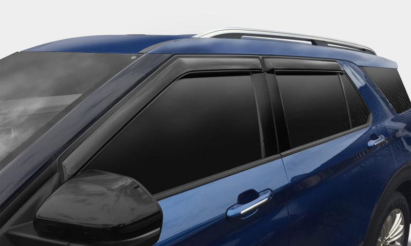 AVS 21-22 Kia Sorento Ventvisor Outside Mount Window Deflectors 4pc - Smoke