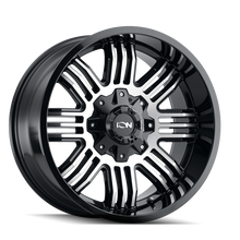Cargar imagen en el visor de la galería, ION Type 144 20x10 / 5x127 BP / -19mm Offset / 87.1mm Hub Black/Machined Wheel