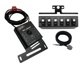 sPOD 07-08 Jeep Wrangler JK SourceLT w/Red LED Switch Panel