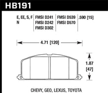 Cargar imagen en el visor de la galería, Hawk 85-95 Toyota MR2 HT-10 Race Front Brake Pads