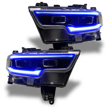 Cargar imagen en el visor de la galería, Oracle 19-21 RAM 1500 Projector LED Headlight DRL Kit - RGBW+A w/ RF Controller