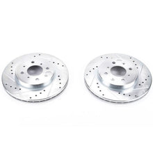 Cargar imagen en el visor de la galería, Power Stop 15-19 Honda Fit Front Evolution Drilled &amp; Slotted Rotors - Pair