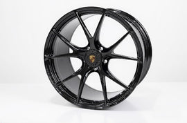 Vossen X Champion RS74 21X9.5 / ET53 / 5X130 / Gloss Black Wheel / Panamera - Front