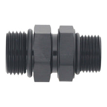 Cargar imagen en el visor de la galería, DeatschWerks 8AN ORB Male to 10AN ORB Male Swivel Adapter - Anodized Matte Black