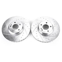 Cargar imagen en el visor de la galería, Power Stop 15-18 Mercedes-Benz C300 Front Evolution Drilled &amp; Slotted Rotors - Pair
