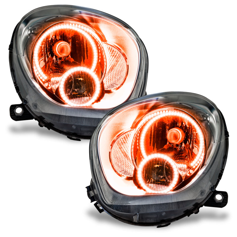 Oracle 11-15 Mini Cooper Countryman LED Headlight Halo Kit - Amber