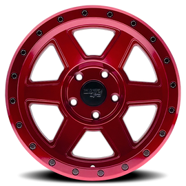 Dirty Life 9315 Compound 17x9 / 5x127 BP / -38mm Offset / 78.1mm Hub Crimson Candy Red Wheel