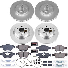 Cargar imagen en el visor de la galería, Power Stop 12-15 Land Rover Range Rover Evoque Front &amp; Rear Z23 Coated Brake Kit