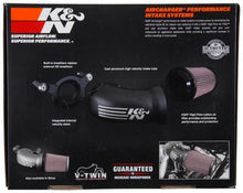 Cargar imagen en el visor de la galería, K&amp;N 08-17 Harley Davidson Touring Models Performance Air Intake System Silver