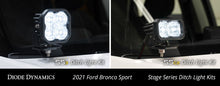 Cargar imagen en el visor de la galería, Diode Dynamics 2021 Ford Bronco Sport SS3 LED Ditch Light Kit - Sport Yellow Combo