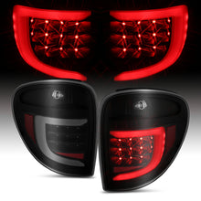 Cargar imagen en el visor de la galería, ANZO 2004-2007 Dodge Grand Caravan LED Tail Lights w/ Light Bar Black Housing Smoke Lens