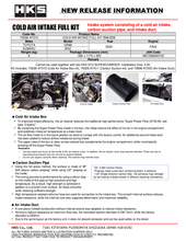 Cargar imagen en el visor de la galería, HKS Subaru ZN8/ZD8 Cold Air Intake Full Kit