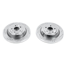Cargar imagen en el visor de la galería, Power Stop 07-09 Mercedes-Benz ML320 Rear Evolution Drilled &amp; Slotted Rotors - Pair