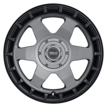 Load image into Gallery viewer, Weld Off-Road Ridge 17x9 - 5x114.3 / 5x127 BP - ET-12 - 78.1mm CB Satin Gunmetal Wheel (Black Ring)
