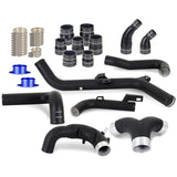 Mishimoto 2021+ Ford Bronco 2.7L High-Mount Intercooler Pipe Upgrade Kit - Wrinkle Black