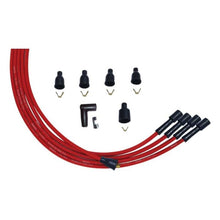 Cargar imagen en el visor de la galería, Moroso 4 Cly Straight Plug Non-HEI Unsleeved Ultra Spark Plug Wire Set - Red