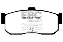 Cargar imagen en el visor de la galería, EBC 91-97 Infiniti G20 2.0 Ultimax2 Rear Brake Pads