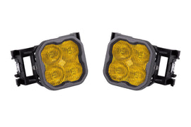 Diode Dynamics SS3 Type X LED Fog Light Kit - Yellow SAE Fog Pro