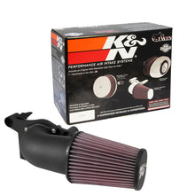 Cargar imagen en el visor de la galería, K&amp;N FIPK H/D Touring Models 2017-2018 BLACK Performance Air Intake System