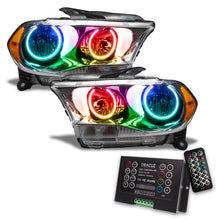 Cargar imagen en el visor de la galería, Oracle 11-13 Dodge Durango SMD HL Halogen - Chrome - ColorSHIFT w/ 2.0 Controller