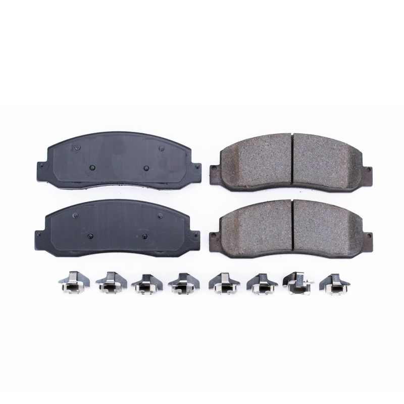 Power Stop 05-08 Ford F-250 Super Duty Front Z17 Evolution Ceramic Brake Pads w/Hardware