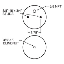 Cargar imagen en el visor de la galería, Firestone Ride-Rite Replacement Air Helper Spring Rear 267CZ 1.5 (W217607703)