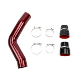 Wehrli 13-18 Cummins 6.7L Passenger (Hot) Side 3.5in Intercooler Pipe - Brizzle Blue
